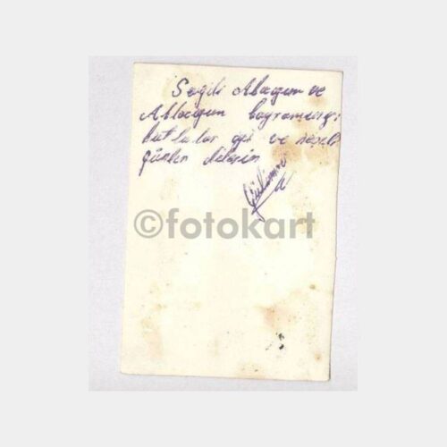 Trabzon Atatürk Köşkü Görünüş Tebrik Fotokart - Görsel 2