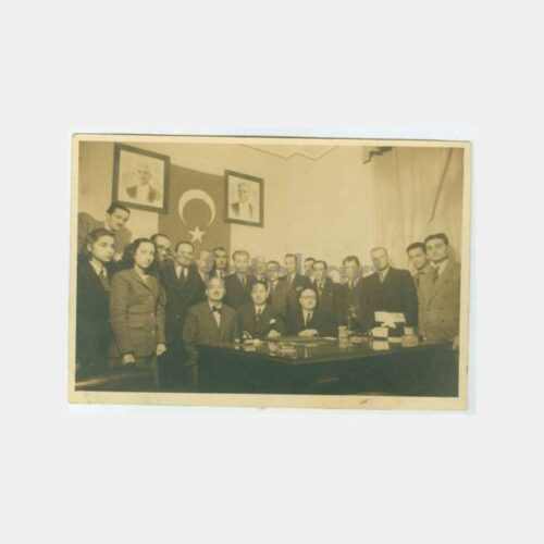 1940 Atatürk-İnönü Resimli Resmi Dairede Fotoğraf