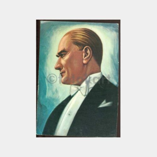 Atatürk Konulu Büyük Kartpostal