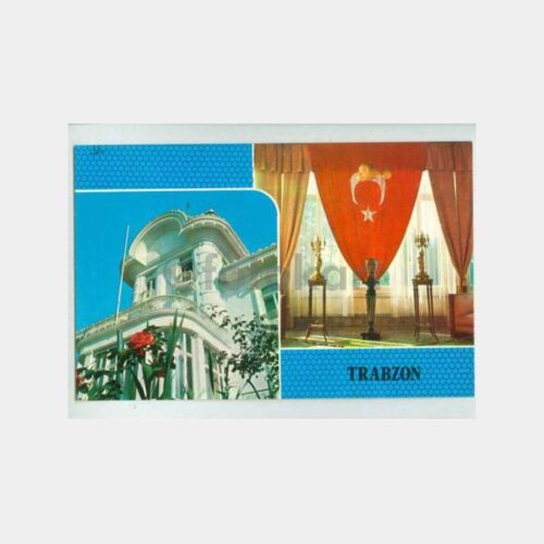 1969 Trabzon Atatürk Köşkü Konulu Kartpostal