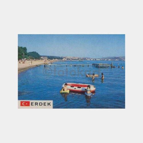 1983 Erdek Sahil ve Plaj Kartpostal