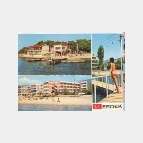 1978 Erdek 3 Görünüş Kartpostal