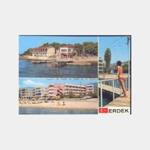 1971 Erdek 3 Değişik Görünüş Kartpostal