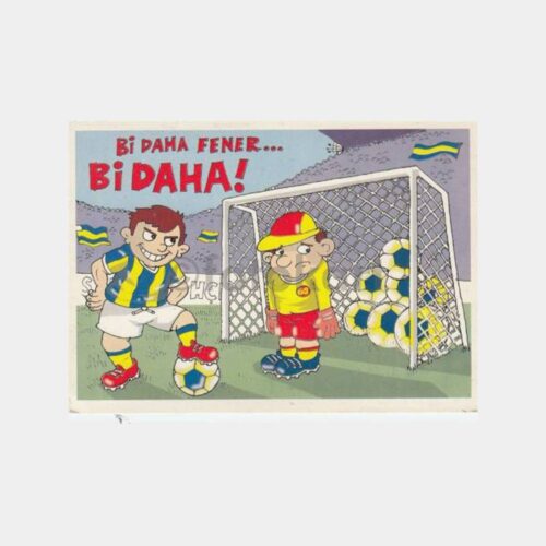 Fenerbahçe Golcü Futbolcu Mizahi Kartpostal