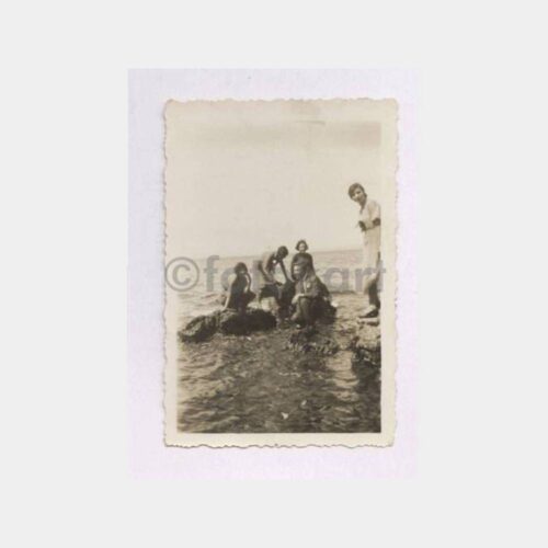 1940 Fenerbahçe Sahilde Kadınlar Fotoğraf