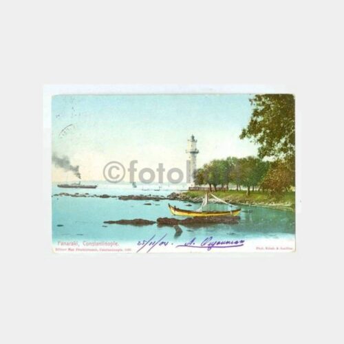 1904 Fenerbahçe Feneri Görünüş Damgalı Kartpostal