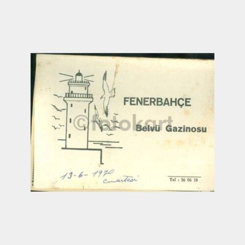 1970 Fenerbahçe Belvü Gazinosu Fotoğraf Kabı