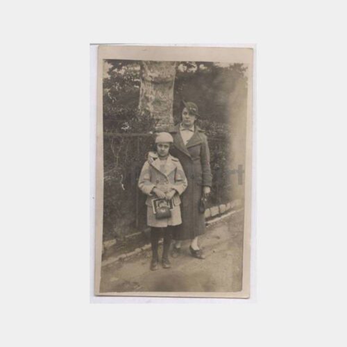 1940 Kadın ve Kızı Görünüş Fotoğraf