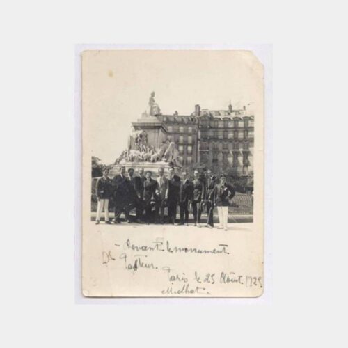 1929 Paris Seyahat Grup Fotoğraf