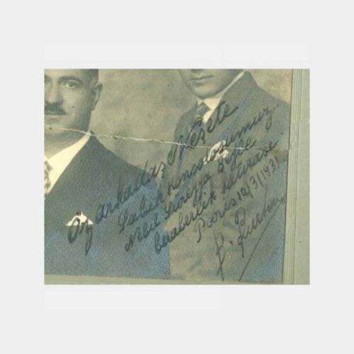 1931 Paris Sabık Konsolos Nebil Süreyya Bey Fotoğraf - Görsel 2