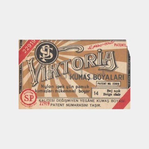 1960 Viktoria Kumaş Boyası Zarfı