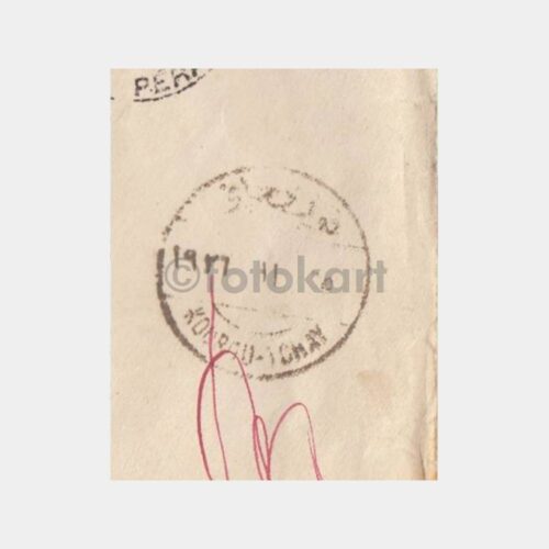 1925 Kuruçay Damgalı Arkası Mühürlü Zarf - Görsel 6