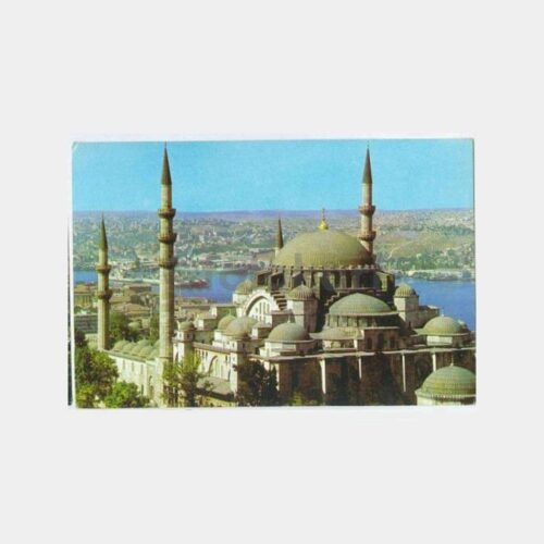 Haliç ve Süleymaniye Camii Görünüş Kartpostal