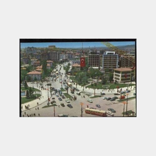 Ankara Kızılay Meydanı Görünüş Kartpostal