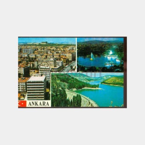 1970 Ankara 3 Görünüş Kartpostal