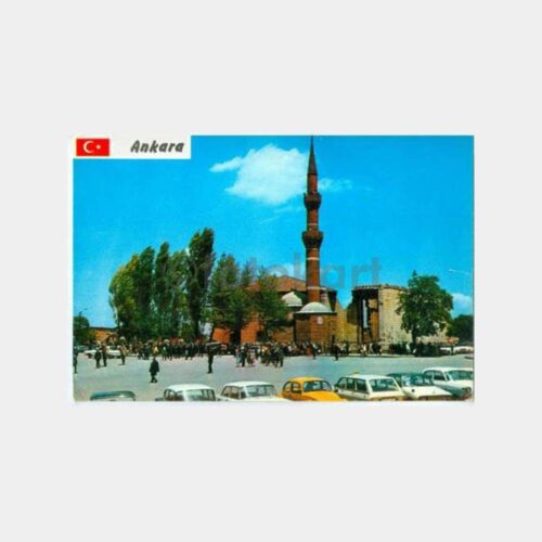 1970 Ankara Hacıbayram Camii Görünüş Kartpostal