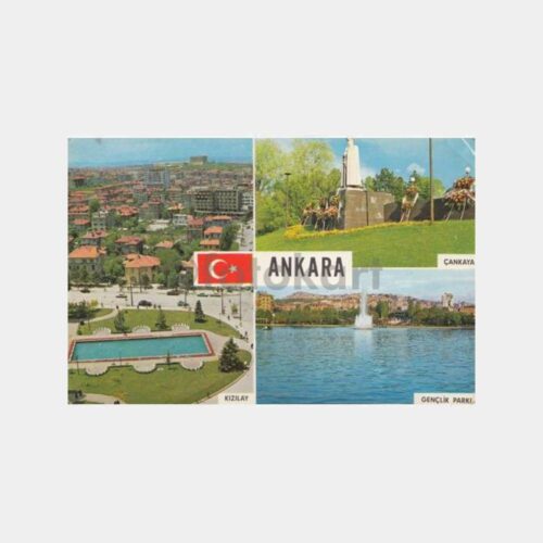 1975 Ankara 3 Değişik Görünüş Kartpostal