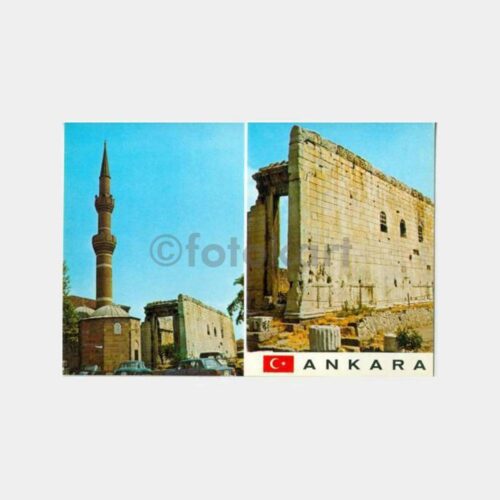 1968 Ankara August Mabedi Görünüş Kartpostal