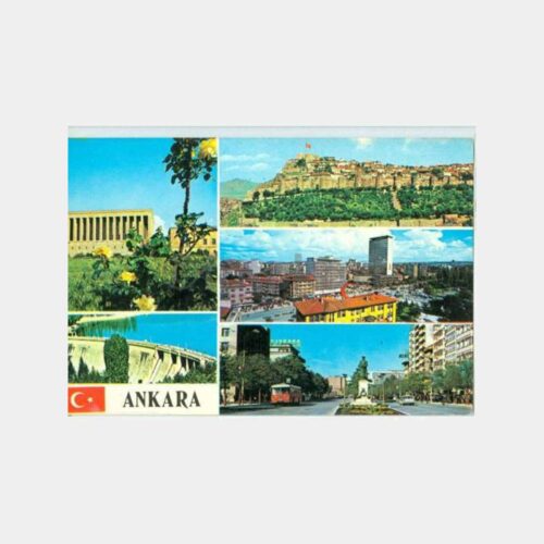 1970 Ankara Muhtelif Görünüş Kartpostal