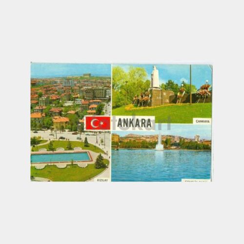 1970 Ankara 4 Görünüş Kartpostal