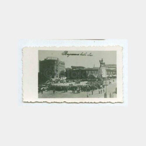 1940 Ankara Ulus - Tören Görünüş Kartpostal