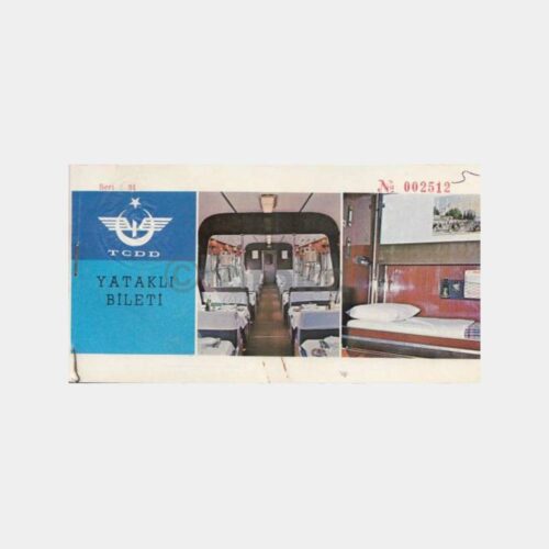 1973 Ankara Haydarpaşa Tren Bileti