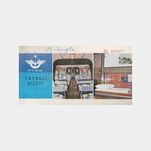 1973 Haydarpaşa Ankara Tren Bileti