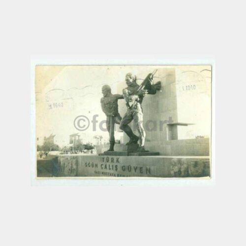 1939 Ankara Güven Anıtı - Damgalı Kartpostal
