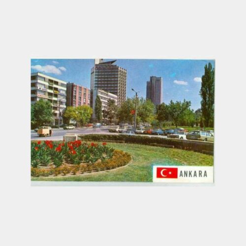 1975 Ankara Kızılay Görünüş Kartpostal