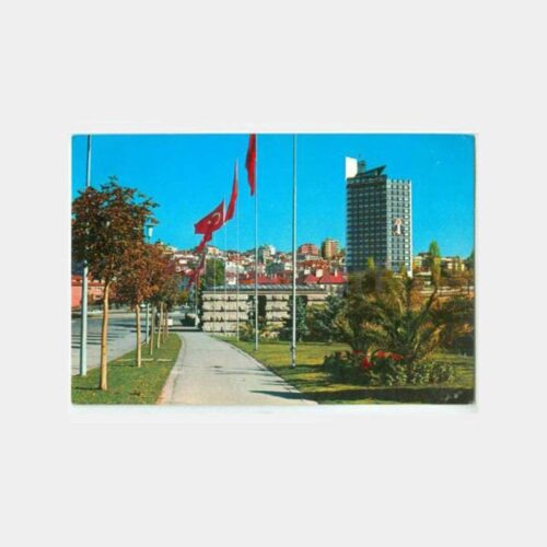 1975 Ankara Bayraklı Park Görünüş Kartpostal