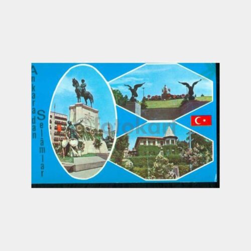 1974 Ankara Muhtelif Görünüş Kartpostal