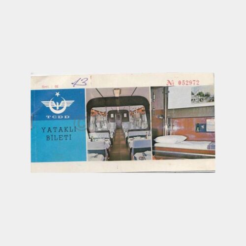 1974 Haydarpaşa Ankara Tren Bileti