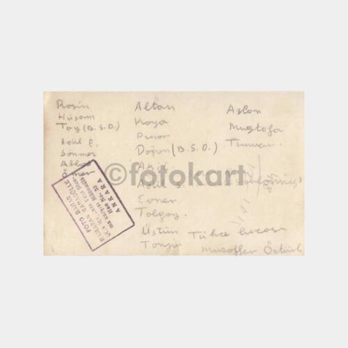 1960 Ankara Okul Grubu Konulu Fotoğraf - Görsel 2