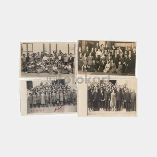 1935 Ankara Atatürk Okulu 4 Adet Fotoğraf