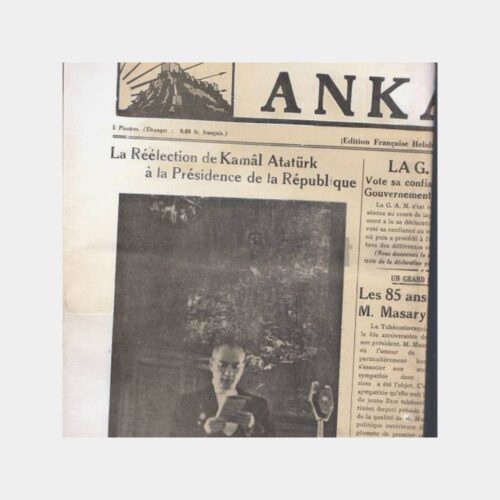 1935 Ankara - Fransızca Gazete