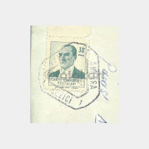 1964 İzmir-Ankara Ambulant Tren Damga