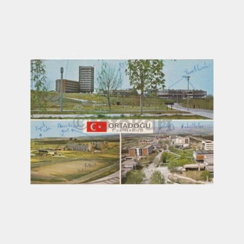 1975 Ankara Orta Doğu Teknik Üniversitesi Görünüş Kartpostal