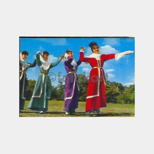 Erzurum Kız Folklor Ekibi Kartpostal