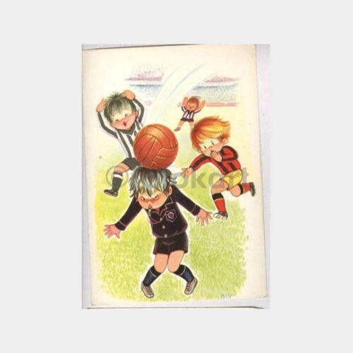 Futbol Çocuklar Konulu Kartpostal