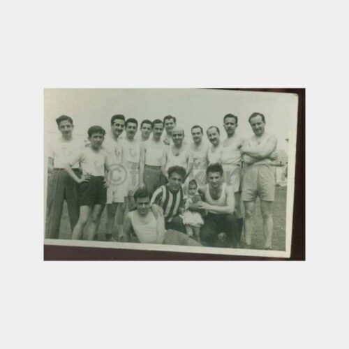 1955 Horoz Amblemli Formalı Futbolcular Fotoğraf