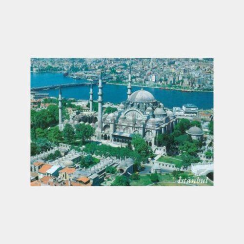 1990 İstanbul Süleymaniye ve Haliç Kartpostal