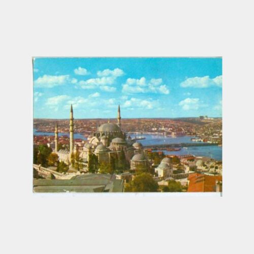 1970 Süleymaniye ve Haliç Görünüş Kartpostal
