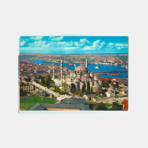 1969 Süleymaniye ve Haliç Görünüş Kartpostal
