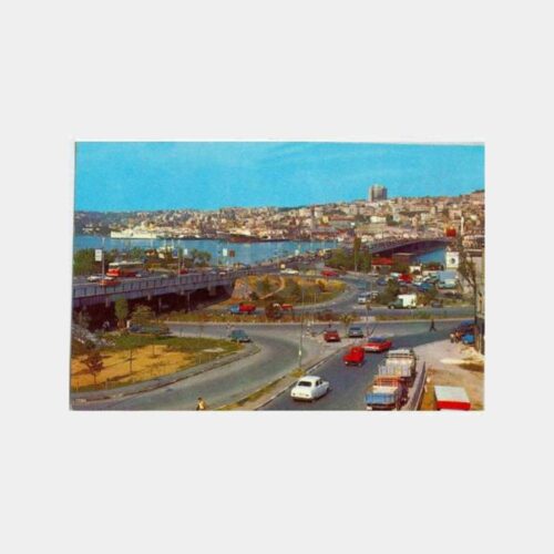 1979 Haliç Unkapanı Köprüsü Eyüp Kartpostal