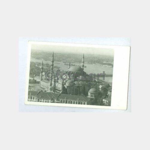 1940 Süleymaniye Camii Haliç Görünüş Kartpostal