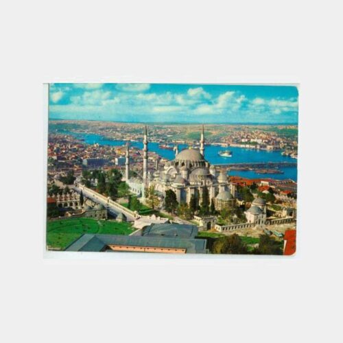 1975 Süleymaniye Camii Haliç Görünüş Kartpostal