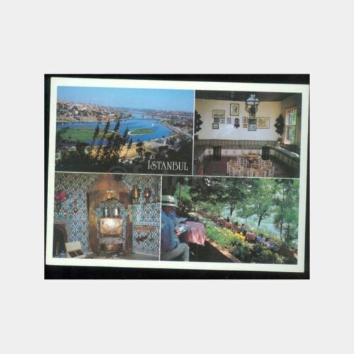 1990 Eyüp Haliç Piyerloti Görünüş Kartpostal