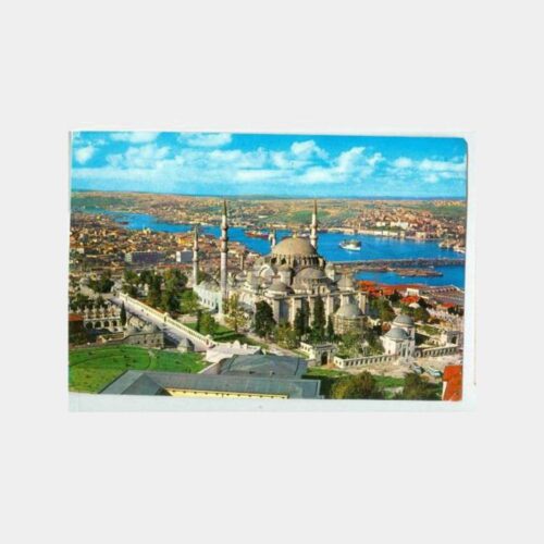 1968 Süleymaniye ve Haliç Görünüş Kartpostal