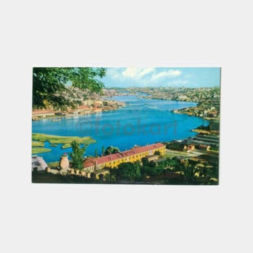 1968 Haliç Eyüp Defterdar Görünüş Kartpostal
