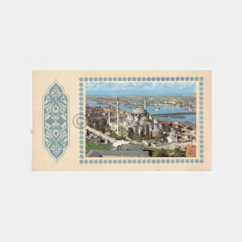 1966 Süleymaniye Camii Haliç Tebrik Kartı